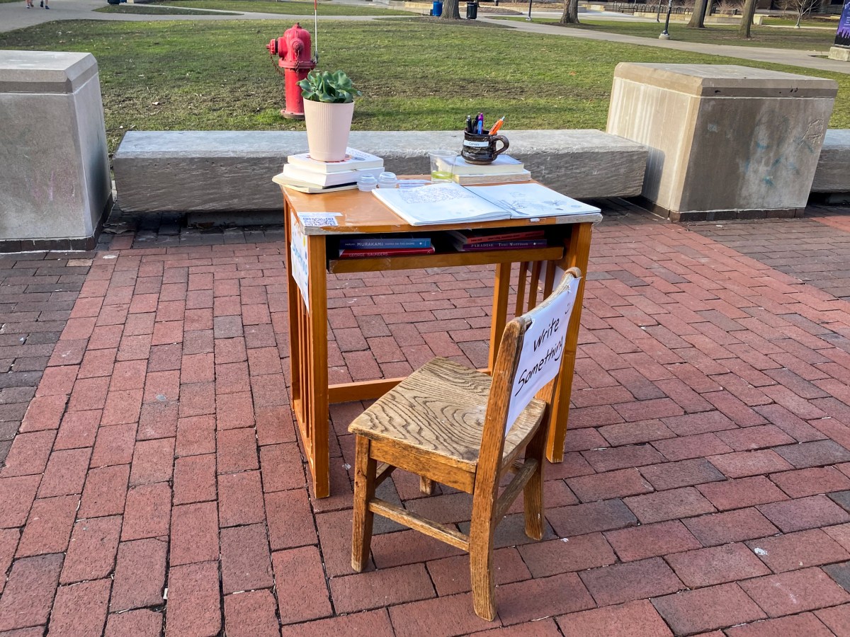 We put a little desk on the Diag. Here’s what we found inside